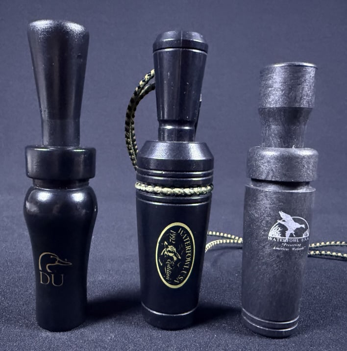 Vintage Duck Calls Waterfowl USA Ducks Unlimited 3 calls see photos for items and condition details. (1 of 5)