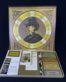 Vintage Masterpiece Auction Board Game 1970 Parker Brothers. With original box. Box has signs of age