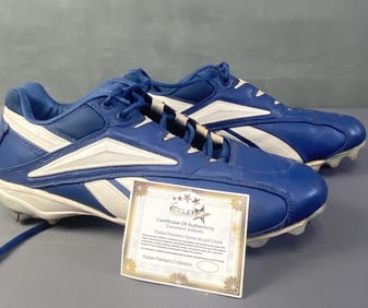 Rafael Palermo Baseball Cleats with COA Rafael Palermo game issues cleats with certificate of