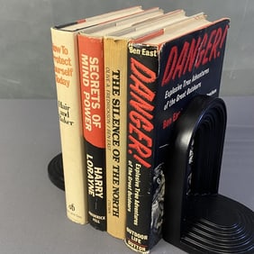 Vintage Survivalist Books Set of Four Harry Lorayne's Secrets of the Mind, published by Frederick