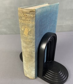 Vintage Book Famous Sea Fighters 1930 Famous Sea Fighters by Charles Lee Lewis. Published by George
