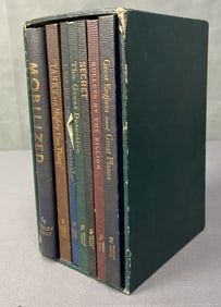 Vintage WW2 Wesley Stout Book Set of 7 Seven books on World War 2 by Wesley W Stout, published by