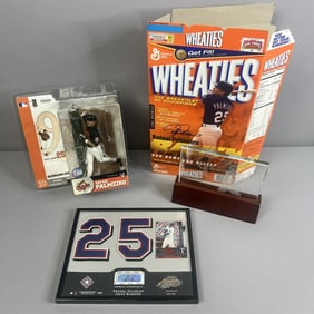 Rafael Palmeiro Autographed MLB Memorabilia Rafael Palmeiro #25 sports memorabilia lot. Includes