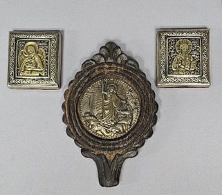 Religious Travel Icons & Byzantine Plaque 950