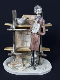 Tezza Pilladio Ceramic Figurine Measures 7 x 6 x 5 inches. Please refer to photos for item and
