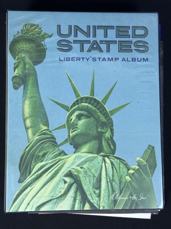 United States Liberty Stamp Album Incomplete. Not thoroughly inventoried. 2 x 9.5 x 12 inches. (1 of 9)