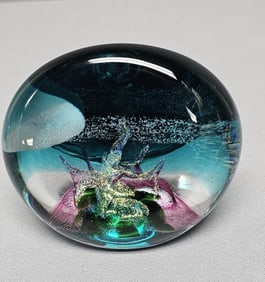 Caithness Martian Skyline  Paperweight No chips, cracks or repairs