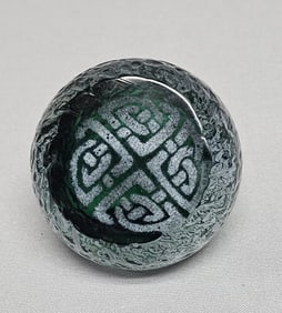 Caithness Celtic Knot Paperweight No chips, cracks or repairs
