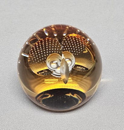 Caithness Wise Owl Paperweight Scotland No chips, cracks or repairs: No chips, cracks or repairs