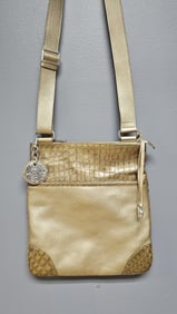 Brighton Gold Shoulder Bag Excellent Condition. With dust bag.