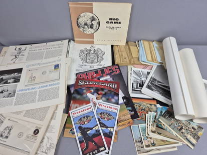 Large Lot of Assorted Ephemera Postcards Stamps Pictures and More: Pictures and More What will you find??? Not all inspected. Please see images for details regarding the condition.