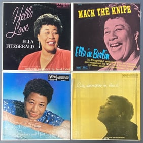 Vinyl Ella Fitzgerald Records Set of Four Like Someone in Love, Verve Records MG