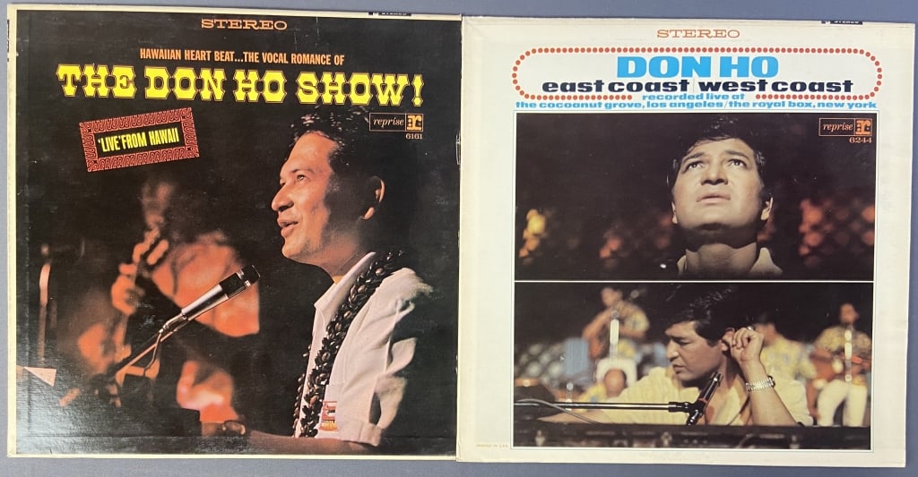 Vinyl Don Ho Albums Signed Set of Two East Coast/West Coast Warner Brothers Records RS (1 of 11)