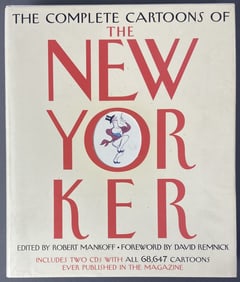 Complete New Yorker Cartoons Book The Complete Cartoons of The New Yorker edited by Robert Mankoff.