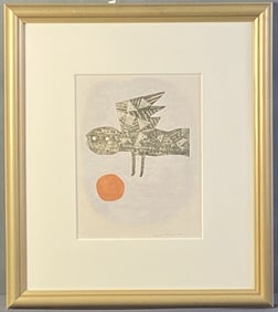 Ulysse by Max Papart Signed Silkscreen Print Ulysse, silk screen artwork which includes a layering