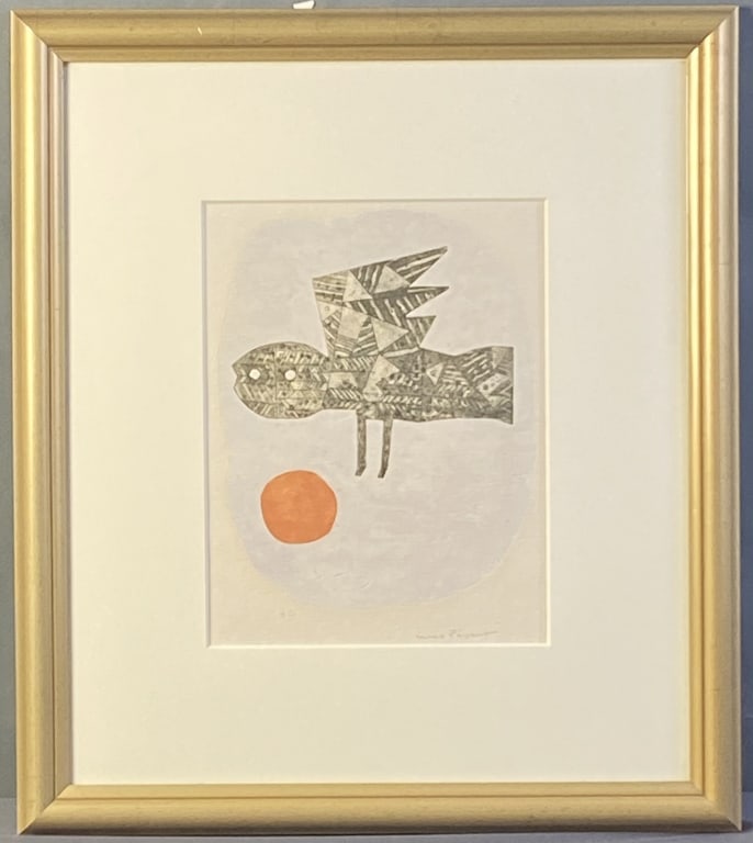 Ulysse by Max Papart Signed Silkscreen Print Ulysse, silk screen artwork which includes a layering (1 of 7)