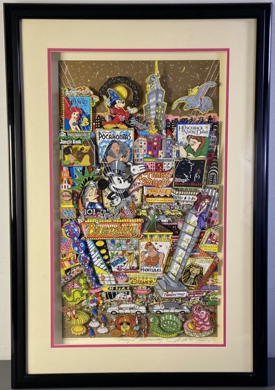 Disney on Broadway 3D Art Signed Fazzino Disney on Broadway by Charles Fazzino, signed by the artist (1 of 16)
