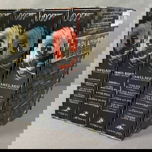 James Bond Ultimate Collection on DVD The James Bond Ultimate Collection on DVD, volumes 1-4. Each: The James Bond Ultimate Collection on DVD, volumes 1-4. Each volume contains 10 DVDs including special features. DVDs are untested.