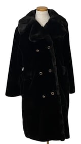 Vintage Faux Fur Coat Cloud 9 Collins & Aikman Dark brown faux fur coat from the 1960's. Label reads