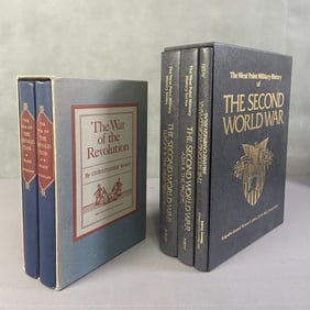 Revolutionary War & World War 2 Book Sets West Point Military History Series the Second World War.