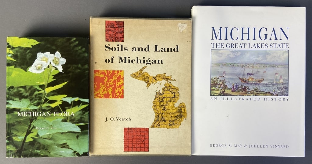 Vintage Michigan History & Nature Books Set of 3 Michigan Flora by Edward G Voss. Published by The (1 of 12)