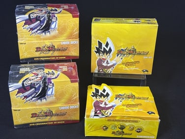 Duel Masters DM-02 Booster Boxes & Theme Decks Evo-Crushinators of Doom. Each box has a breaks in
