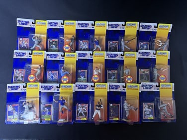1994 Topps Starting Lineup BaseballCollection Description 15 unopened figures. Some warping on card