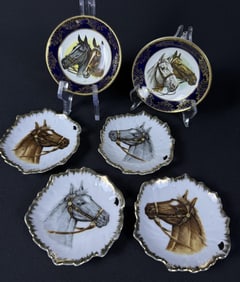 Vintage Horse Accent Plates GC Weatherby 6 plates. No chips or cracks. Please see photos for further