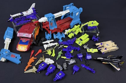 Vintage G1 Transformers Parts Pieces Accessories Rodimus Prime. Astrotrain, Constructicon/Devastator