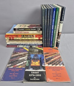 Vintage Model Train Collectors Books Including Lionel
