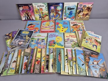 Mixed Vintage Modern Little Golden Books Lot Not all inspected. Please see images for details