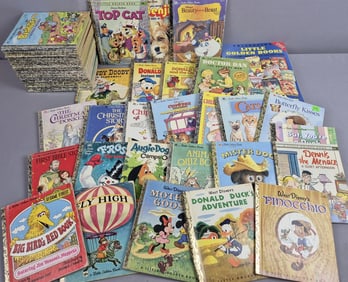 Large Lot Assorted Vintage Little Golden Books #3 Not all inspected. Please see images for details