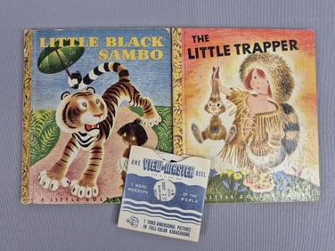 Little Golden Books Little Black Sambo Copyright 1948 by Simon and Schuster & The Little Trapper