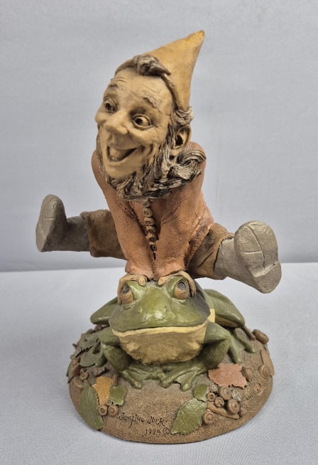 Thomas Clark Cairn Studio Gnome Figurine Jumping Jack (1 of 11)