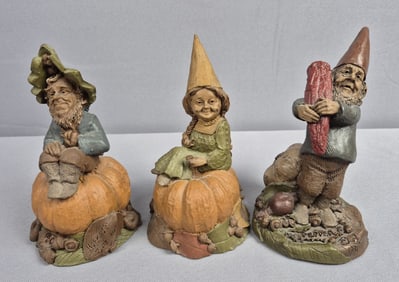 Thomas Clark Cairn Studio Gnome Figurines Including Pepper Hopkins