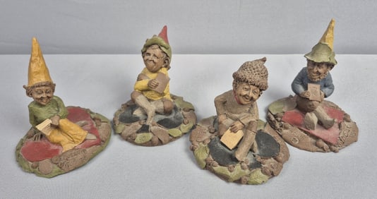 Thomas Clark Cairn Studio Gnome Figurines Queen Ace King &