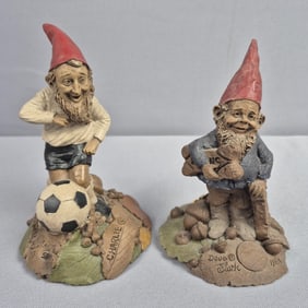 Thomas Clark Cairn Studio Gnome Figurines Doug & Charlie