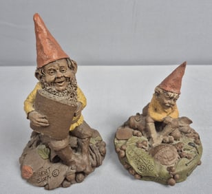 Thomas Clark Cairn Studio Gnome Figurines Freddy & Newt