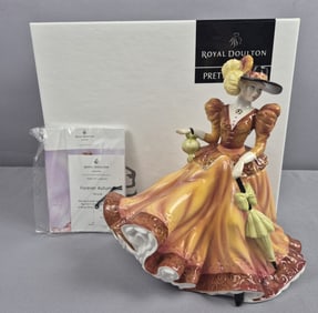 Royal Doulton Pretty Ladies Signed Figurine Forever Autumn HN 5108 & Box
