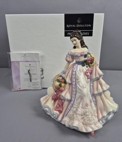 Royal Doulton Pretty Ladies Signed Figurine Summer’s Belle HN 5107 & Box