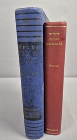 Vintage Hardcover Books The Federal Union by John D Hicks Copyright 1937 & Those Fatal Generals by E