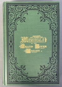 Vintage Book Memorials of the Grand River Valley Memorials of the Grand River Valley by Franklin