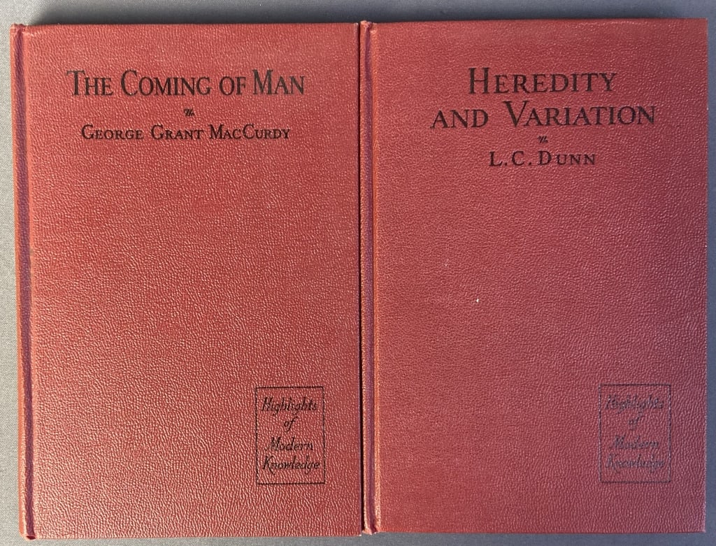 Vintage Genetics & Anthropology Books Set of 2 Heredity and Variation by LC Dunn. From the (1 of 9)