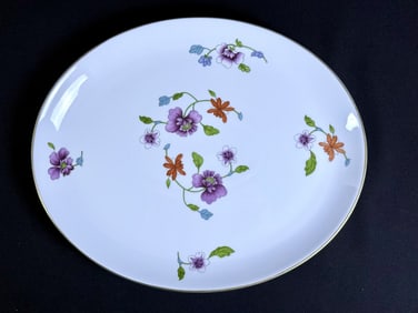 Royal Worcester Porcelain Platter For Astley 15 x 12 x 1.25 inches. Free from damage.