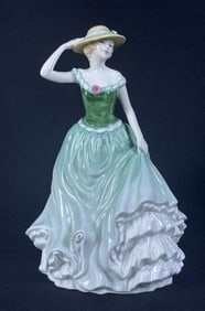 Royal Doulton Figurine HN 4093 Emily Measures 8.5 x 5 x 5 inches. No original box. Free from damage.