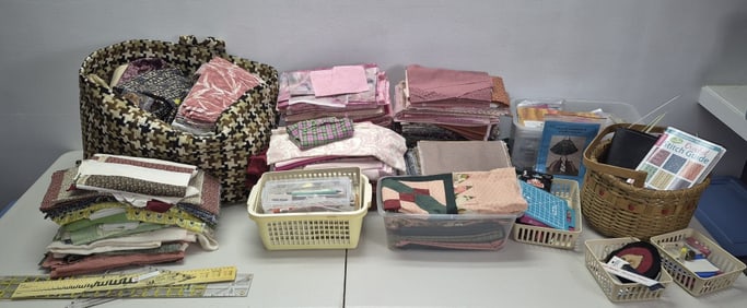 Assorted Quilting Fabric & Accessories What will you find???