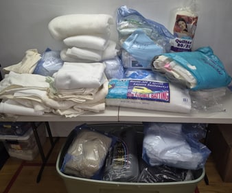 Huge Assorted Lot of Quilt Batting What will you find???