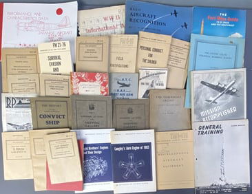 World War 2 Era War Department Pamphlets Large collection of war era pamphlets from the American and