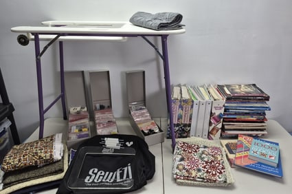 Quilting Books Patterns Floss & Sew Ezi Portable Sewing Table What will you find???
