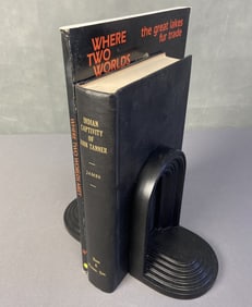 Vintage Native American Books Set of Two Where Two Worlds Meet The Great Fur Trade by Carolyn